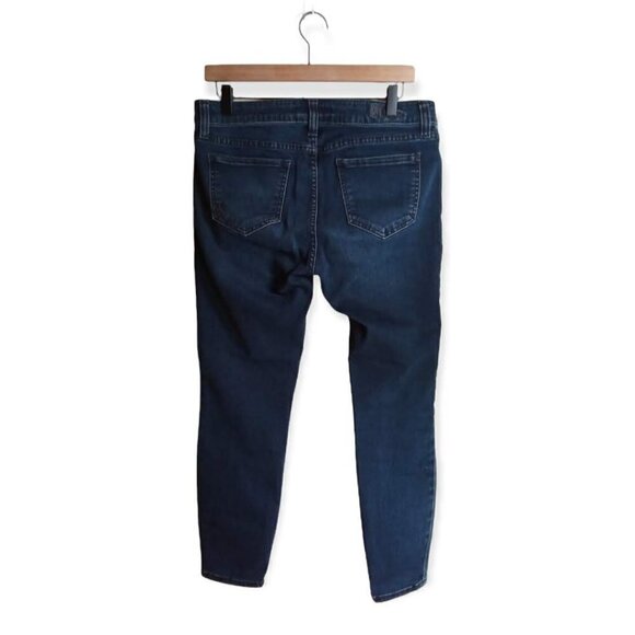 KUT From The Kloth Distressed Cropped Skinny Jeans Size 8 - Picture 3 of 4